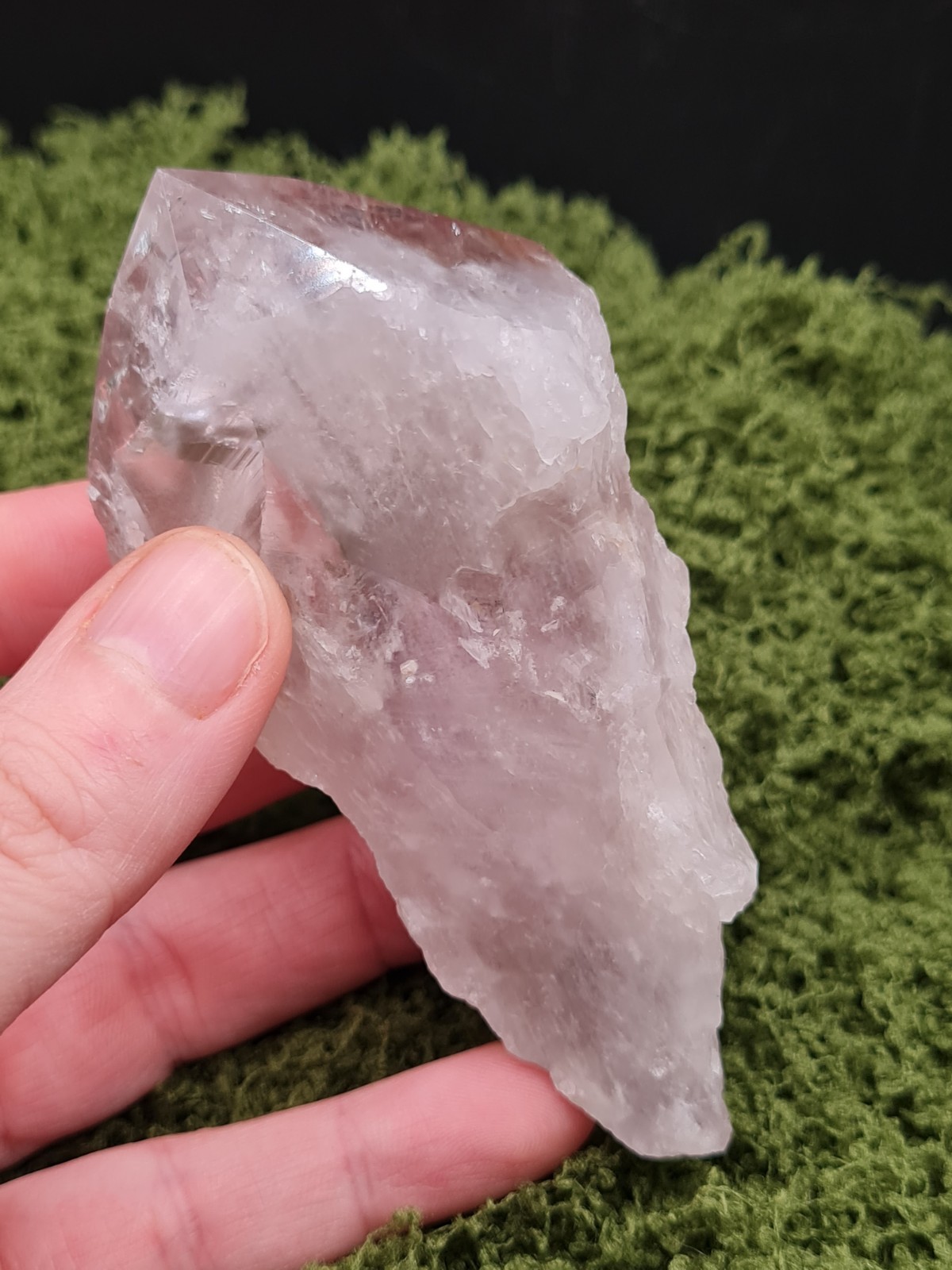 Powellite Amethyst Rough Point Wand From Bahia, Brazil, Uv-reactive, 138g