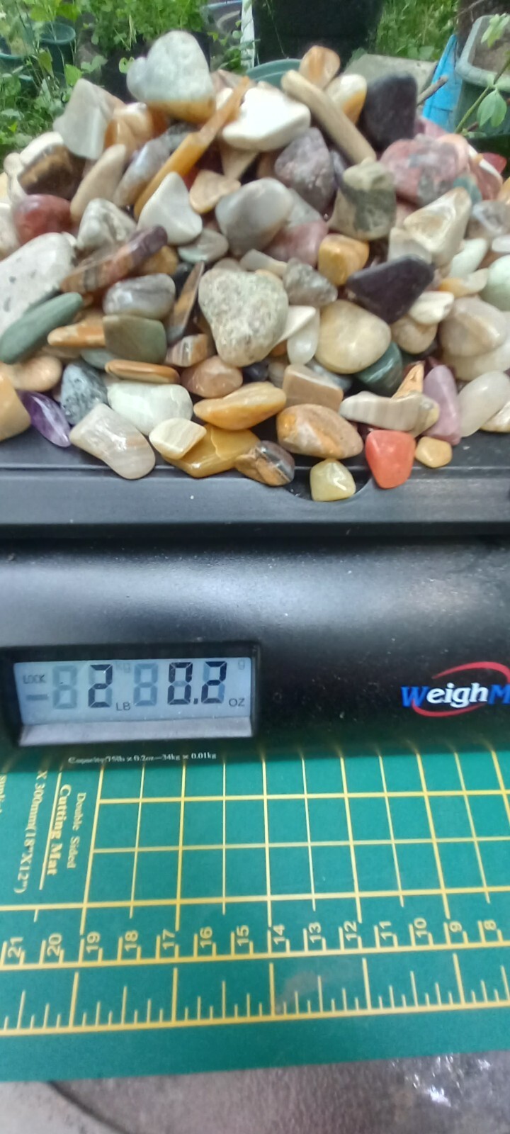 2 Pounds Mixed Sizes Lot Polished Tumbled Rocks – Stones Mix Lot B agate