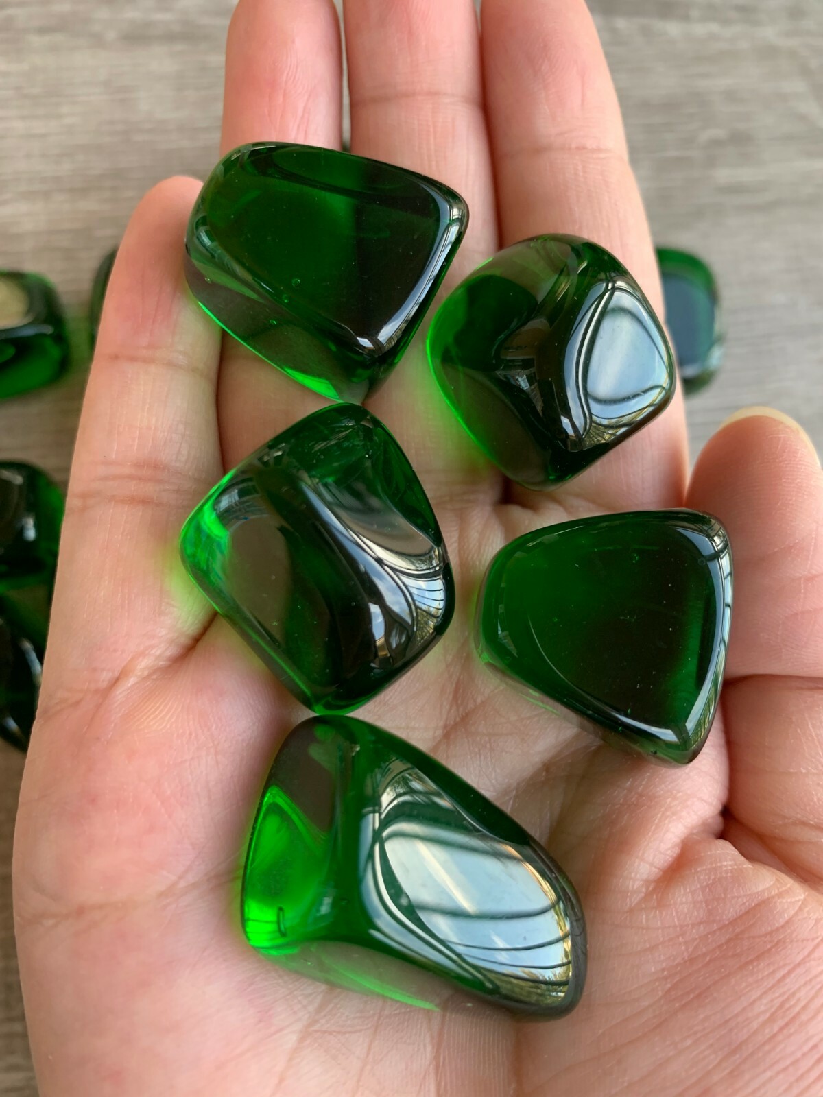 Blue Aqua Obsidian, Green Obsidian & Yellow Obsidian Tumbled Stone, Pick a Color