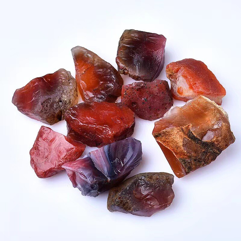 Natural Raw Carnelian Stone Red Agate Healing Gemstone Mineral Specimen Gifts