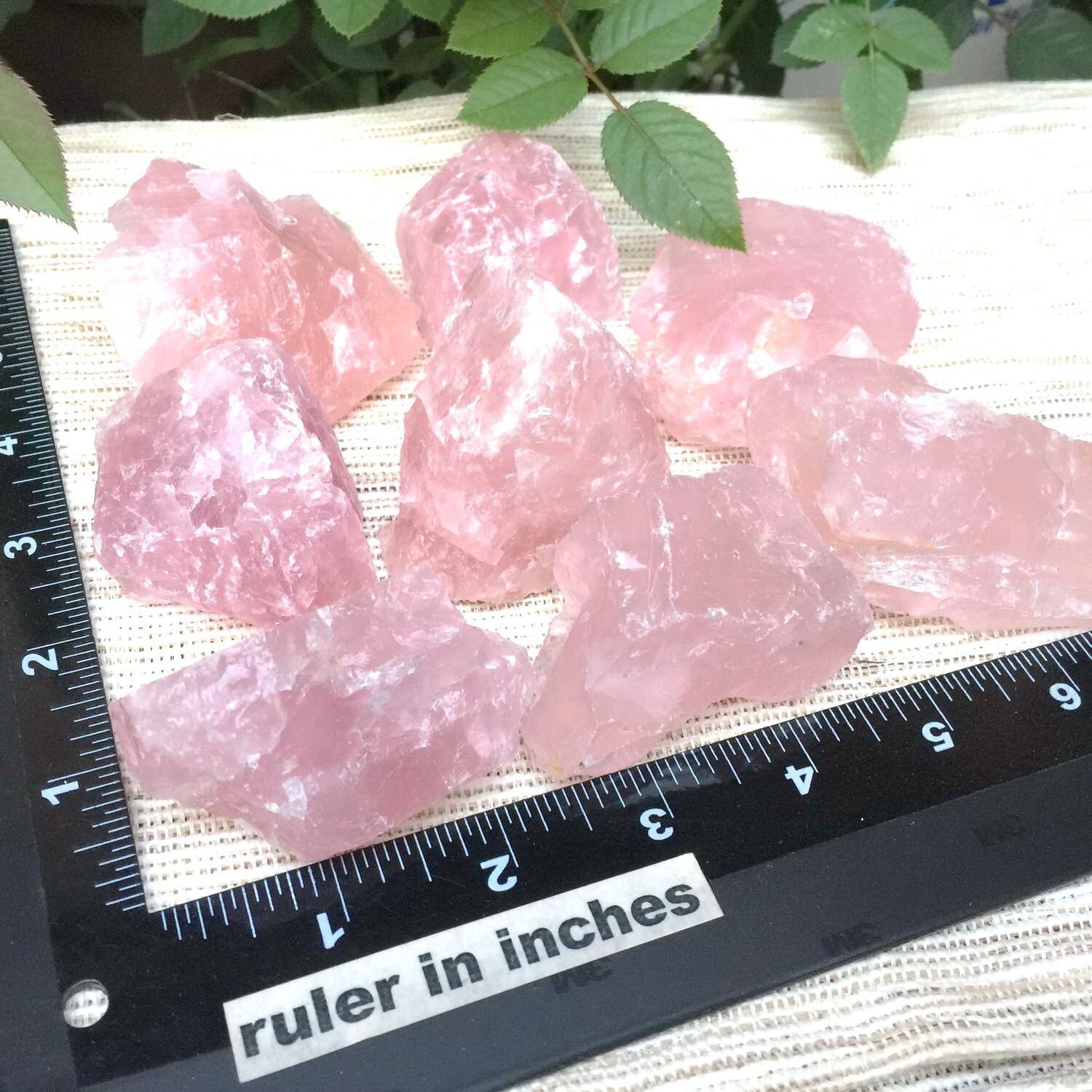 2 lb Large Rose Quartz Crystal Chunk Rough Natural Healing Lapidary Stone