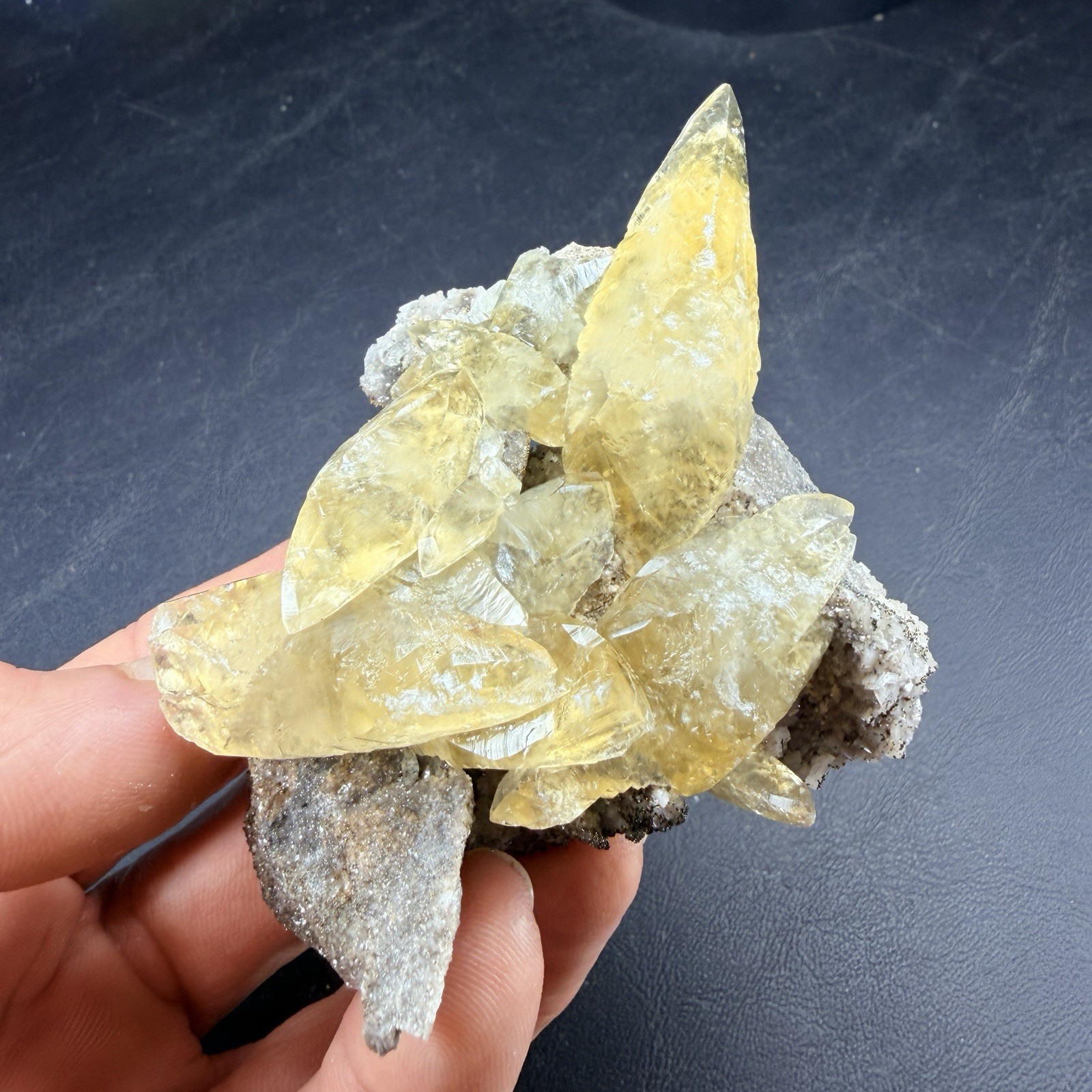 Golden Calcite Chalcopyrite Dolomite Crystal Combo / Sweetwater Mine *Video*