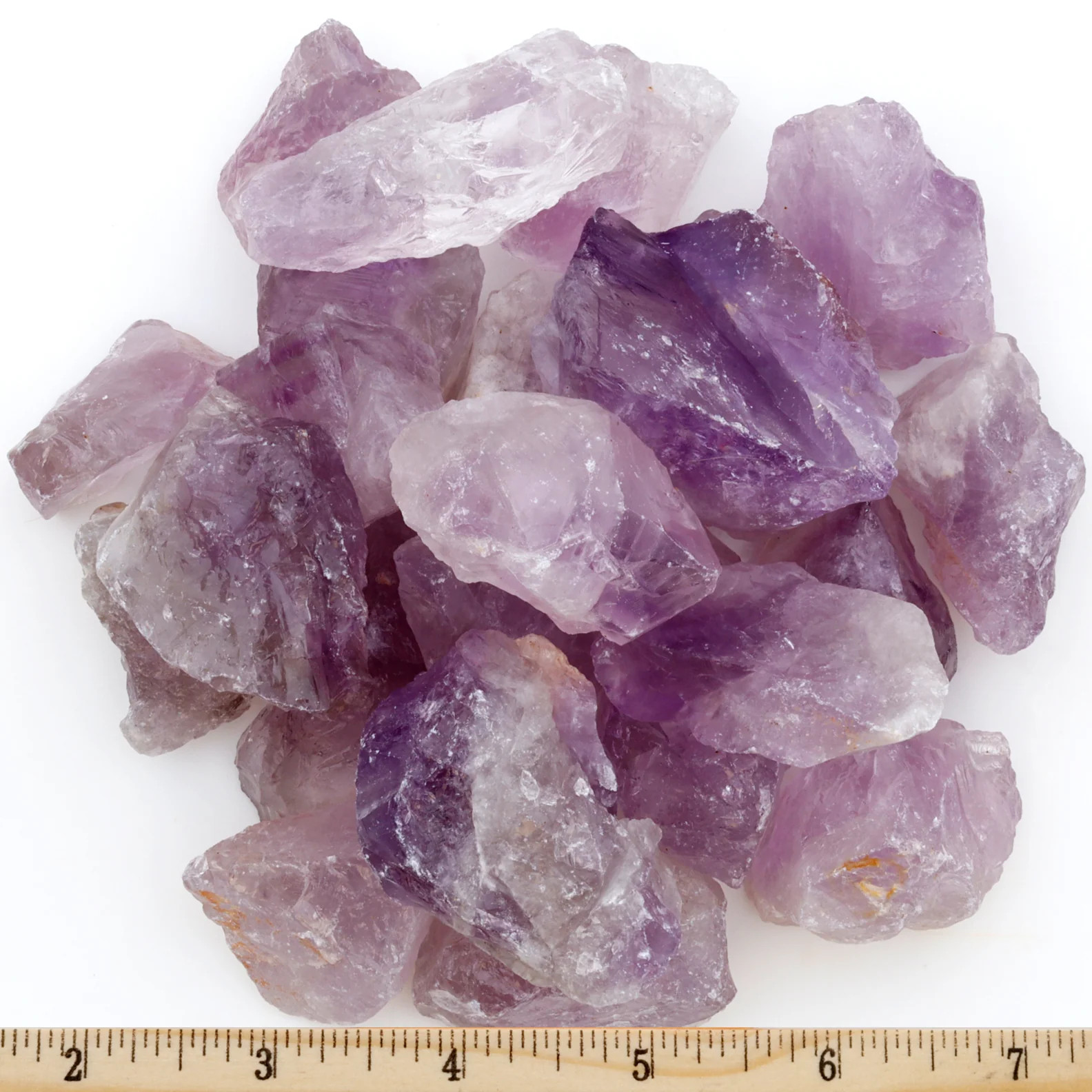 Amethyst Crystal Quartz 30g Raw Natural Cluster Specimens Healing Mineral – 3 Pc