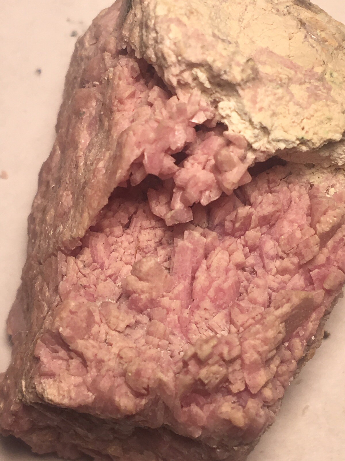 Natural Pink Inesite Crystal Cluster Hale Creek Mine California CA