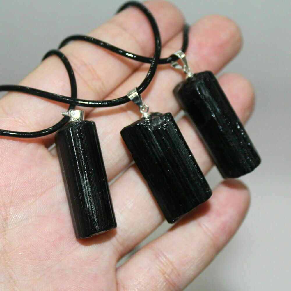 Pendulum Quartz Stone Pendant Chakra Healing Natural Crystal Gemstone Necklace