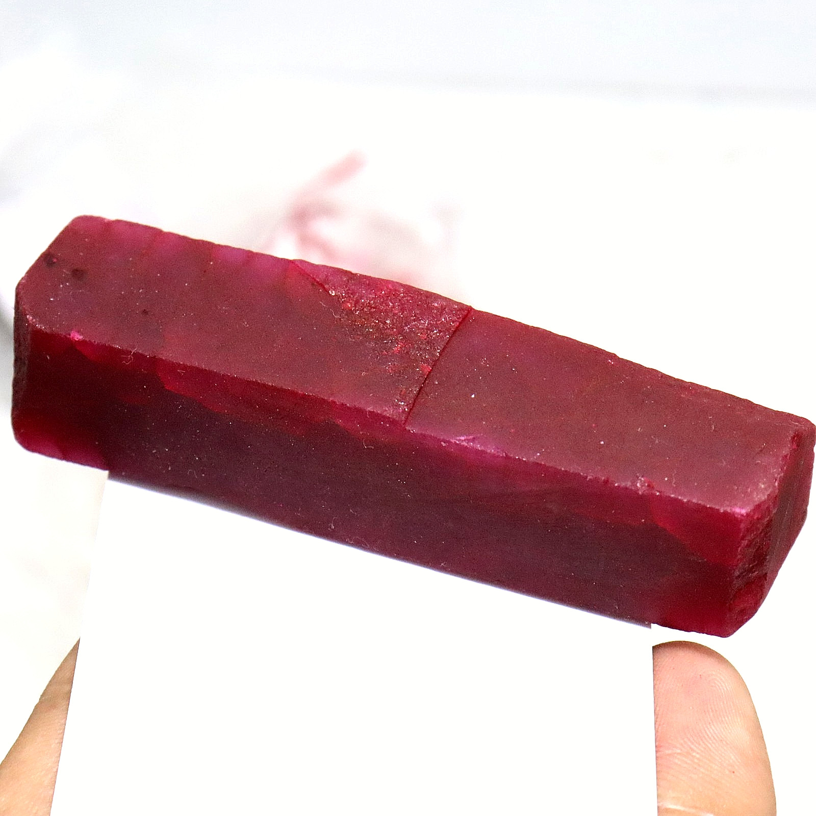 BURMA Red Ruby Rough Certified Loose Gemstone Uncut 331 CT