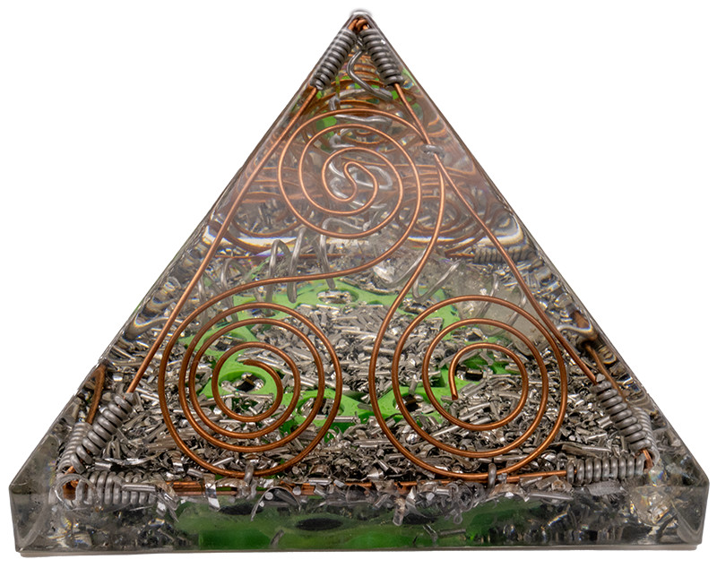 Patented Vibonite Orgonite Pyramid (Vibe Style – Purity)