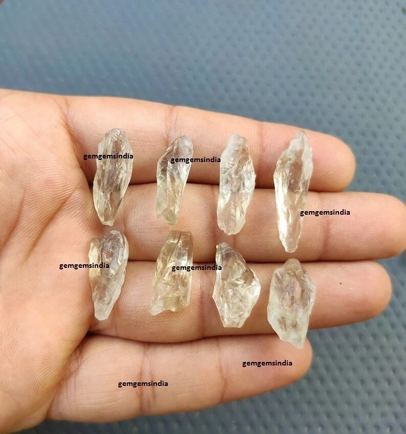 Excellent Green Amethyst 20 Piece Shards 15-20 MM Size Green Amethyst Jewelry