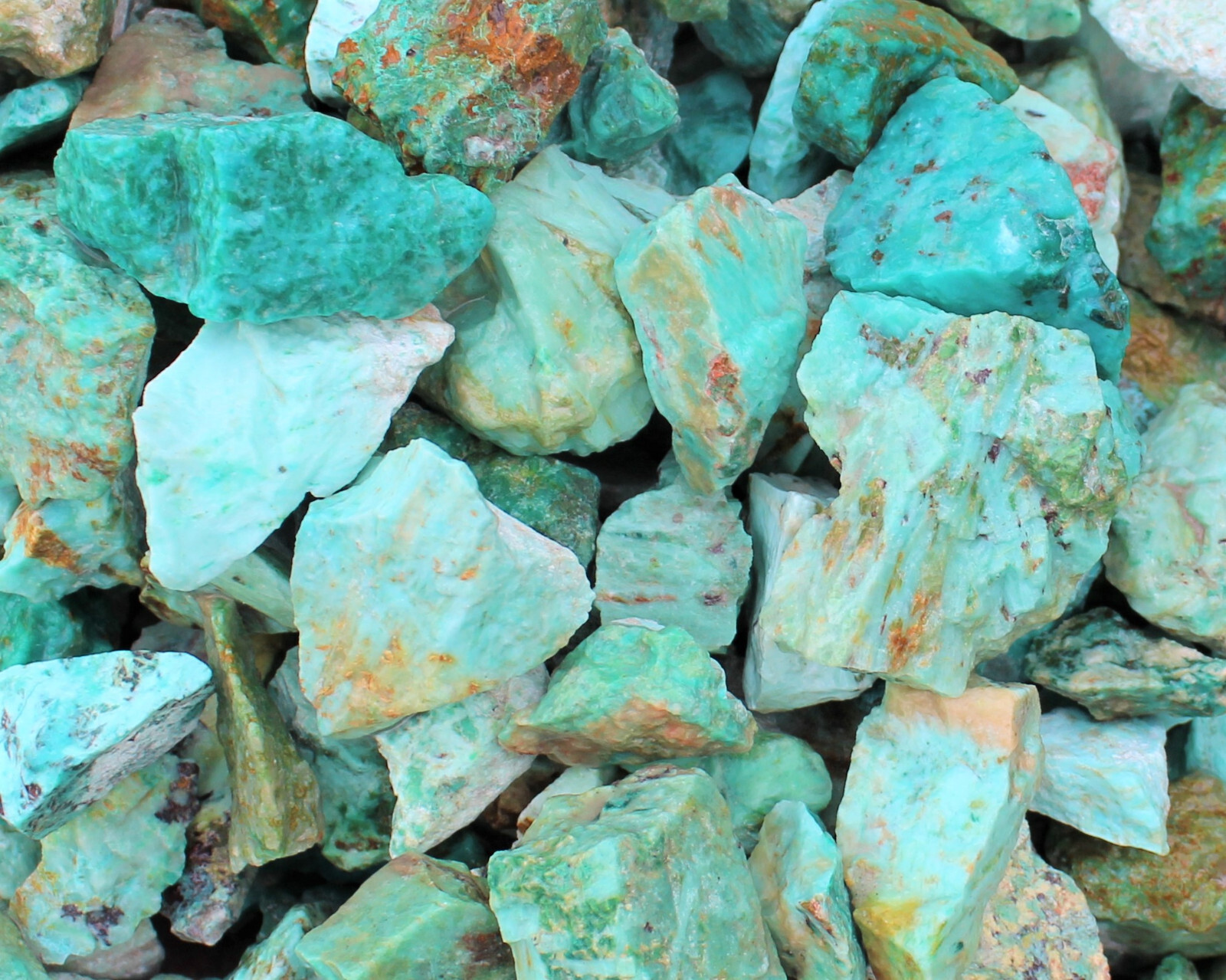 Rough Turquoise Stones LARGE 2-3″ (Raw Natural Turquoise, Peru)