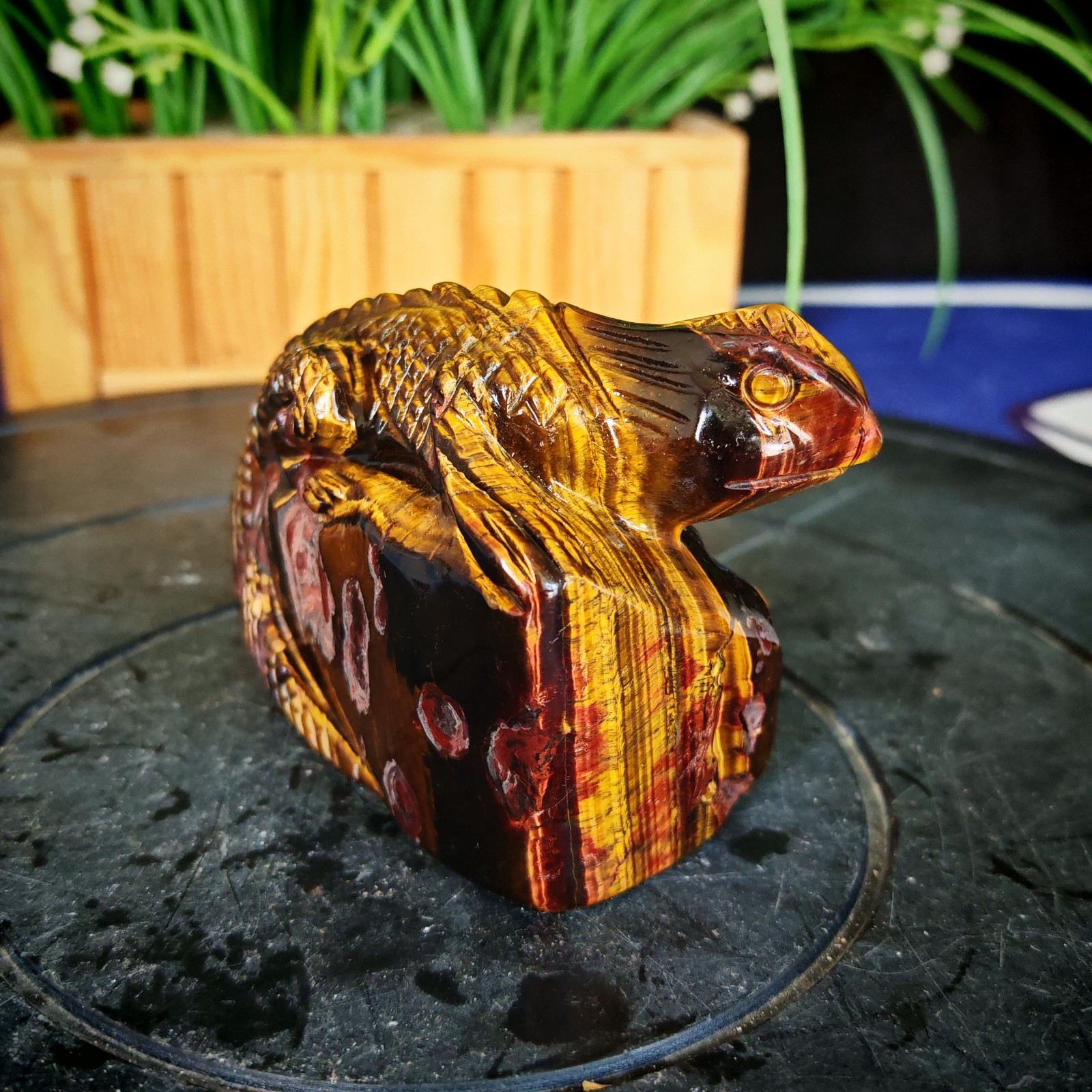 1.10LBTop natural crystal hand carved therapeutic artwork0.50kg
