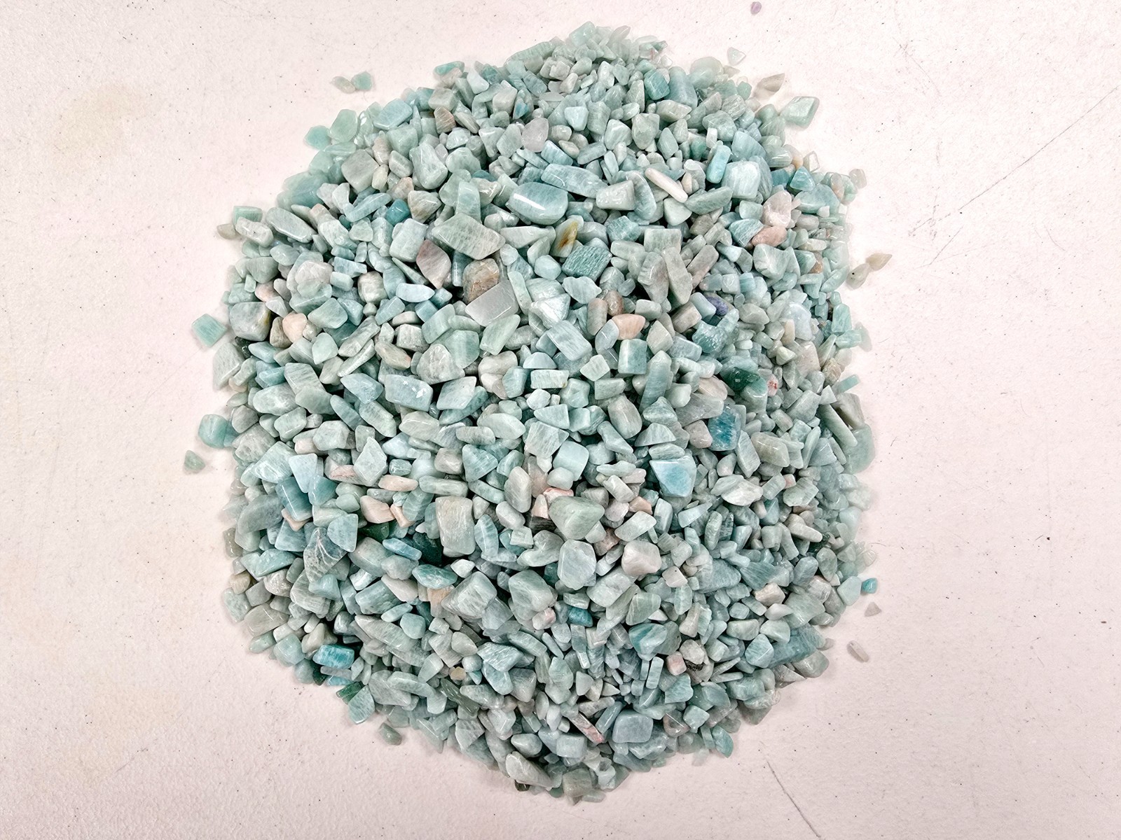 Tumbled Amazonite Crystal Stone Chips Bulk Undrilled Gemstone Natural Beads