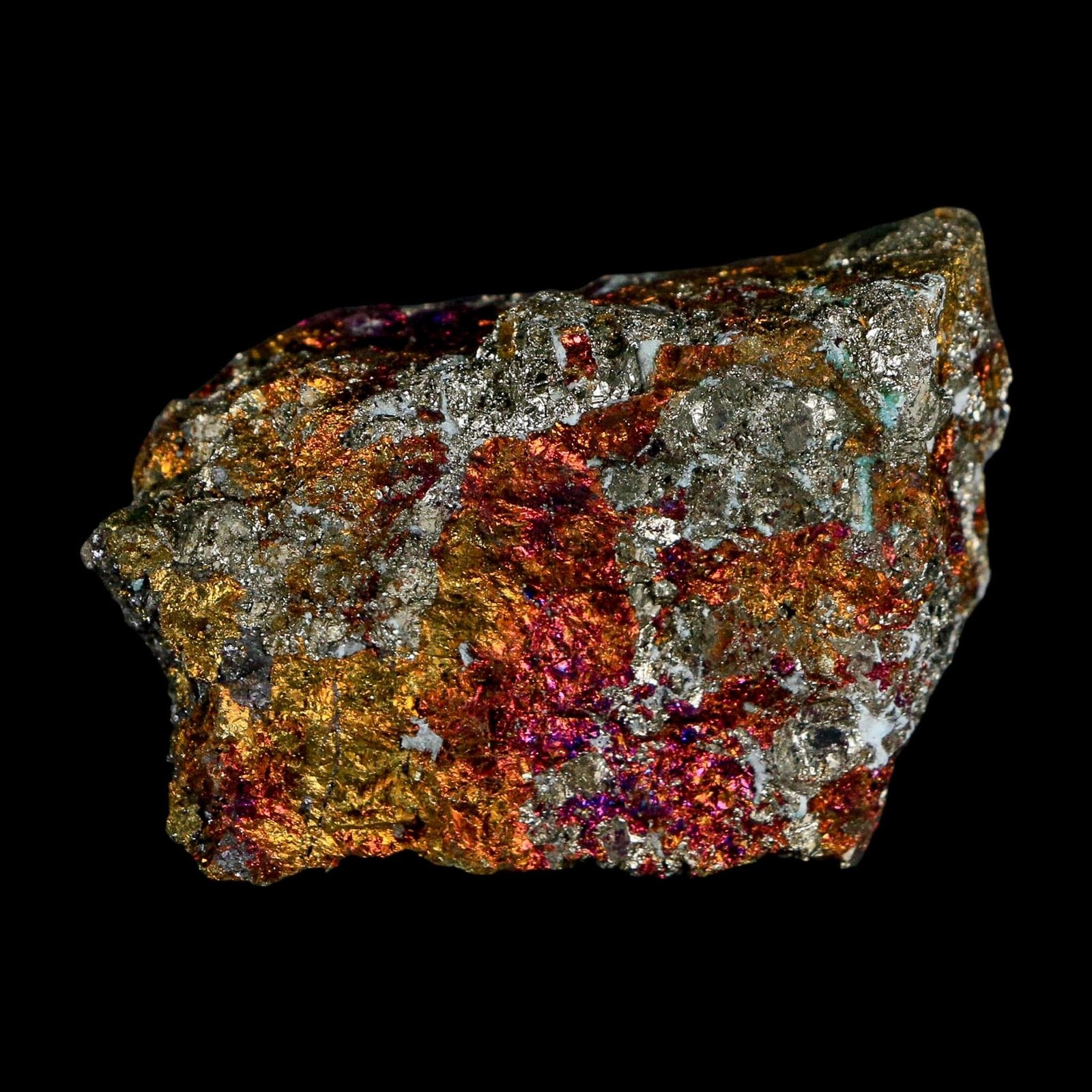 2.2″ Chalcopyrite Bornite Brilliant Multicolored Peacock Ore Chihuahua Mexico
