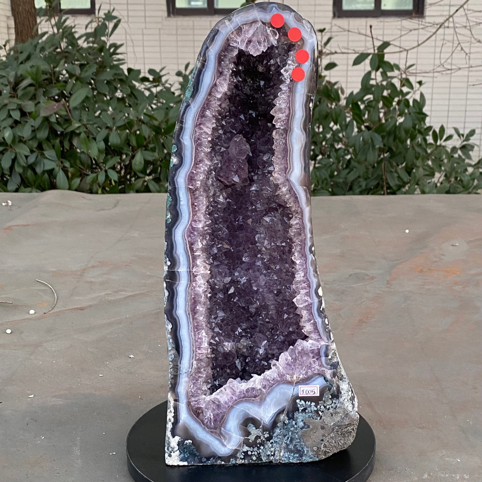 17.63LB Natural Amethyst agate quartz cluster crystal specimen restoration