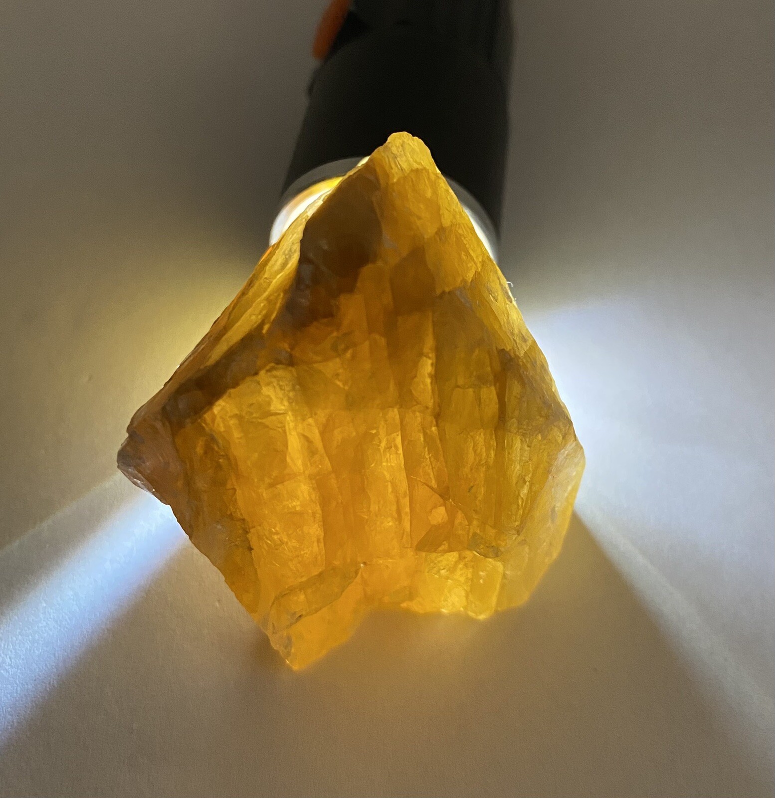 Yellow Hematoid Genuine Quartz Rough Stone From Madagascar 85.8g