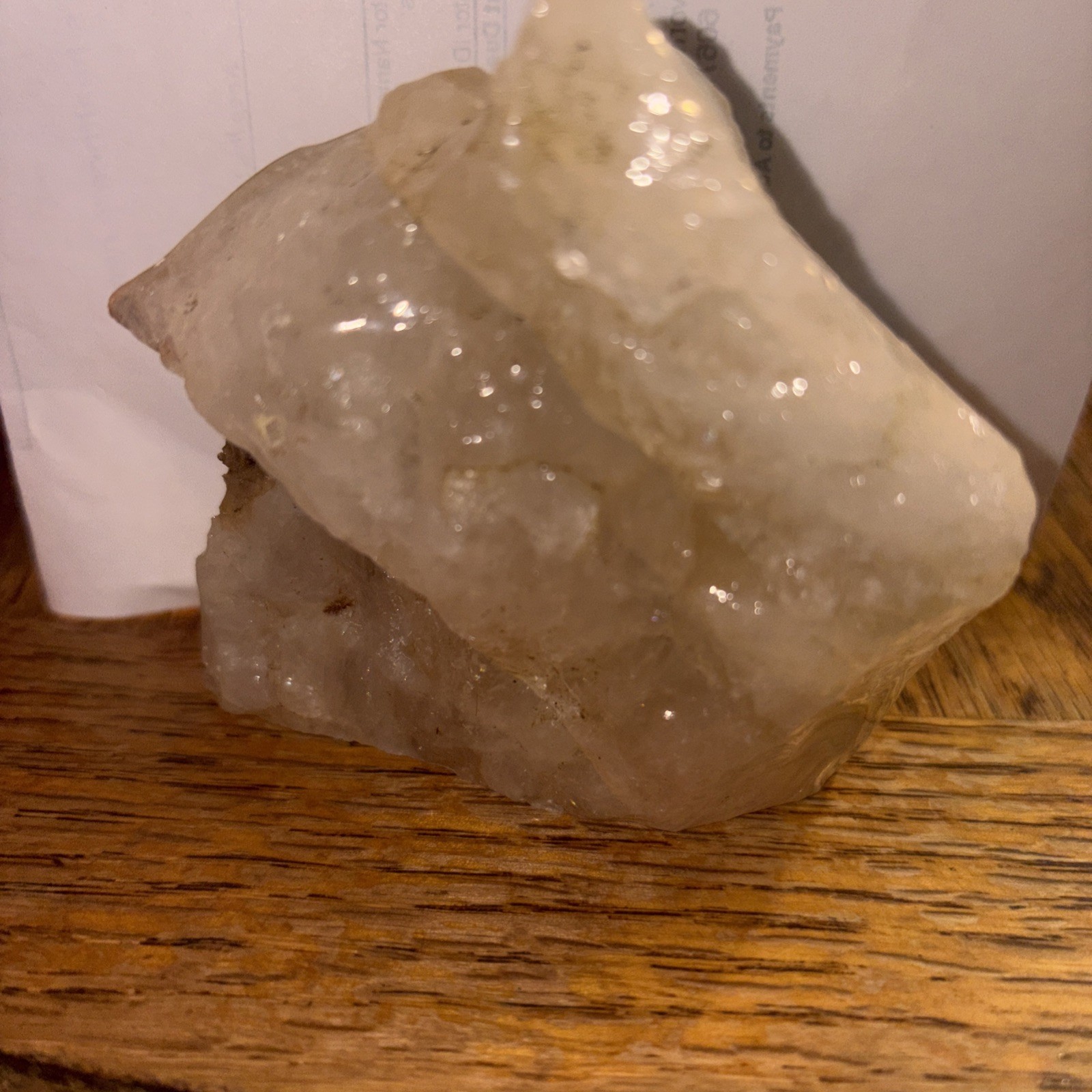 Quartz Crystal Cross Angel Snowflake