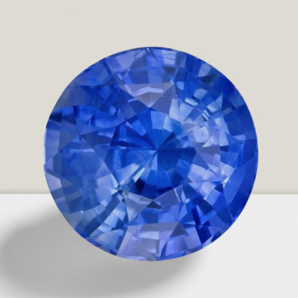 Blue Sapphire Round Cut Gemstone 3.50 Cts – 10 mm AAA+ Loose Gem