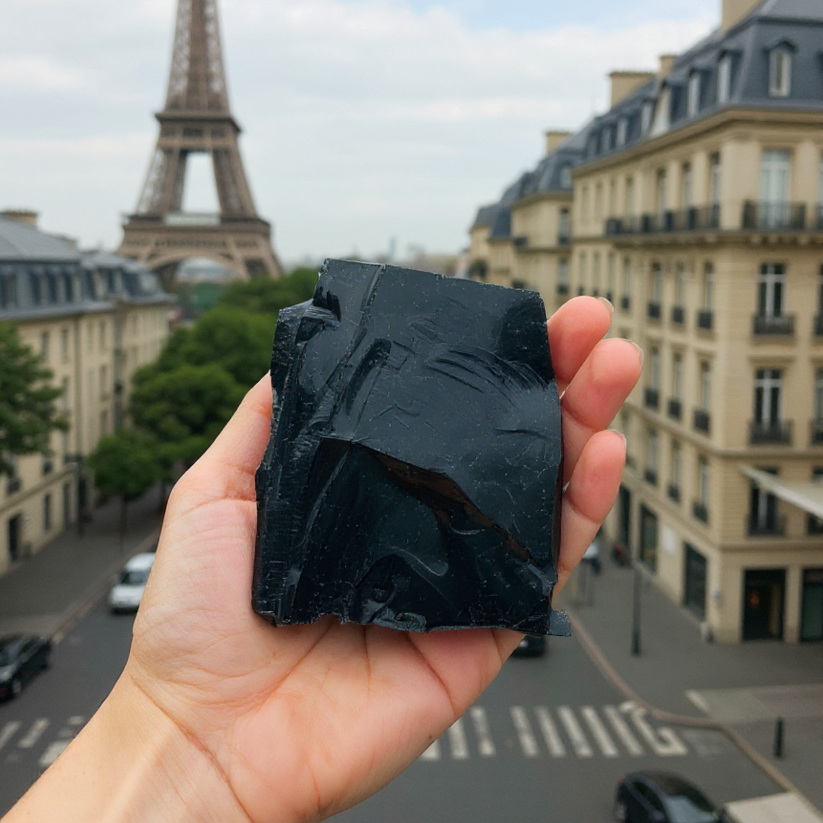 Premium 1025-1150CT Black Obsidian Raw Specimen | Natural Rough Healing Stone