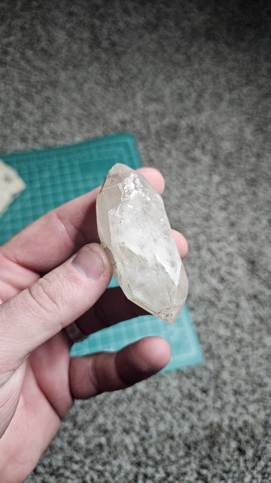 Geode Amethyst Feldspar And Multiple Rare Quartz Points Double Terms