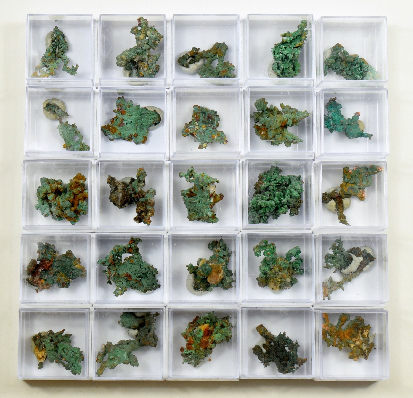 Green Orange Copper Cluster in Box Collectible Gemstone Crystal – Morocco (1PC)