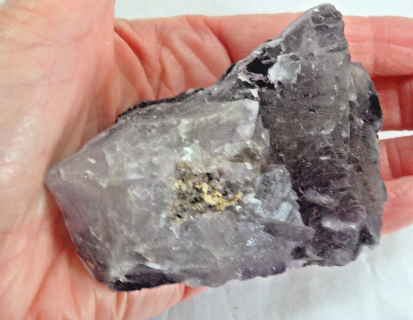 Beautiful Crystal ✨Purple Fluorite 262.6 grams Illinois Cubic Formation