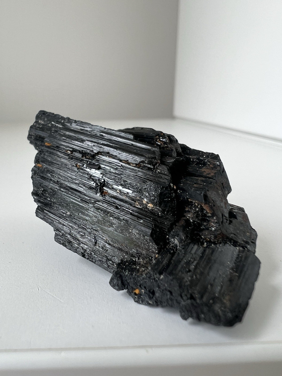 35g – Raw Black Tourmaline Crystal Fan | Mozambique