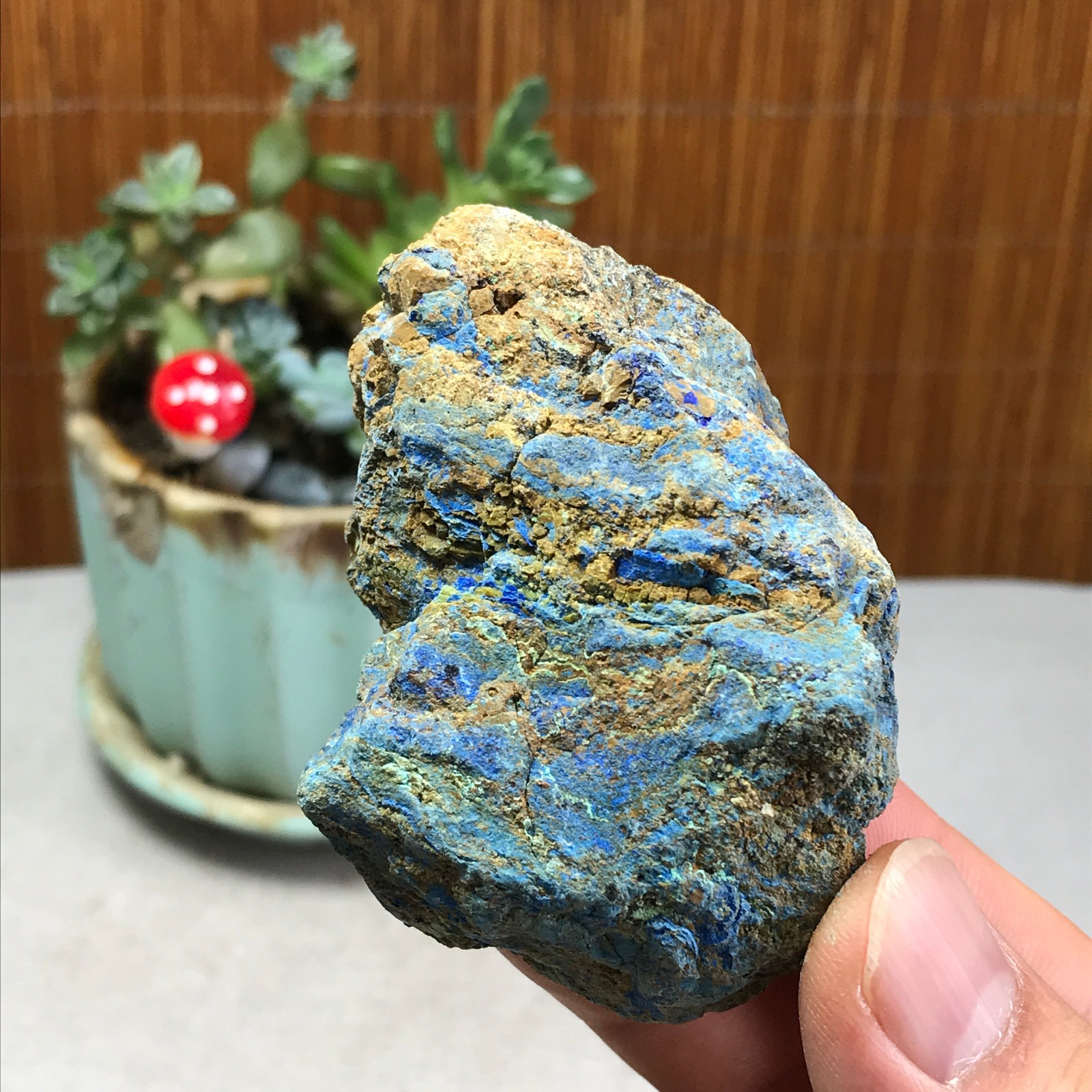 94g Natural Azurite/Malachite gemstone Rough original Crystal Specimen A5943
