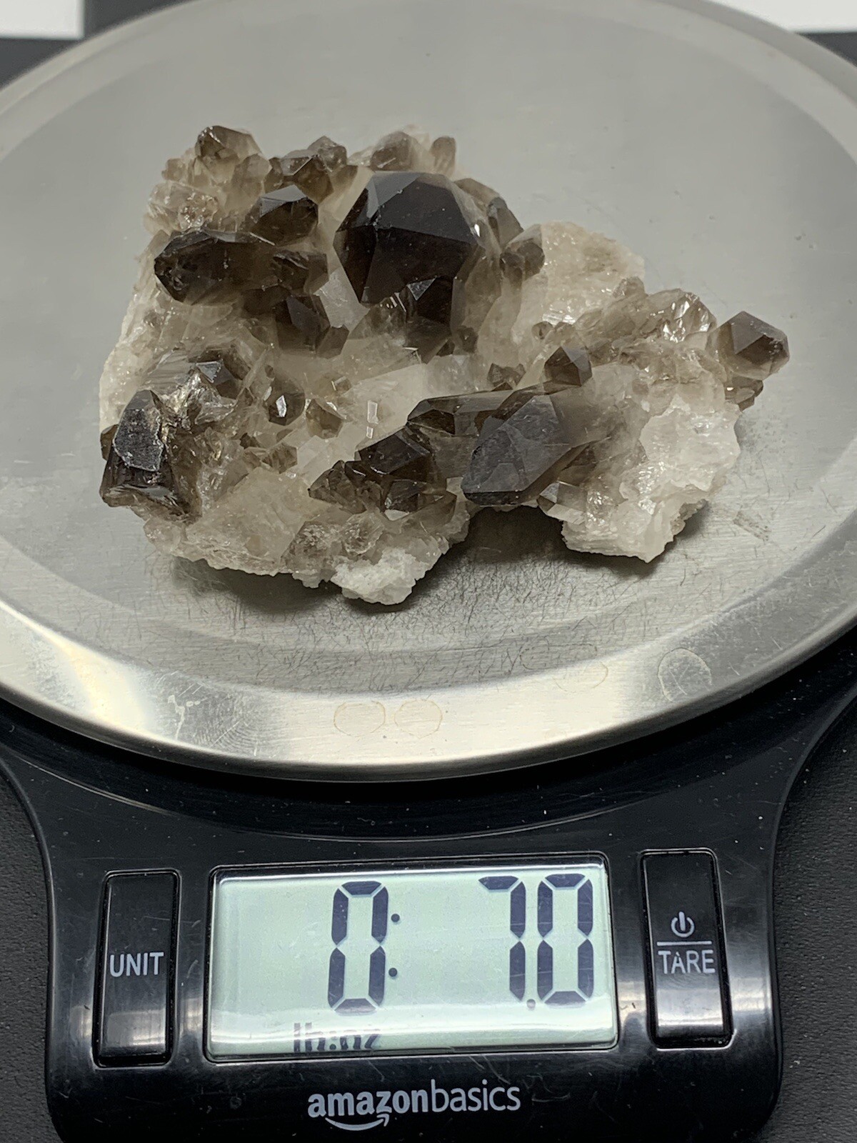 Natural Smoky Quartz Point Wand Brazil 7.0oz Crystal S6