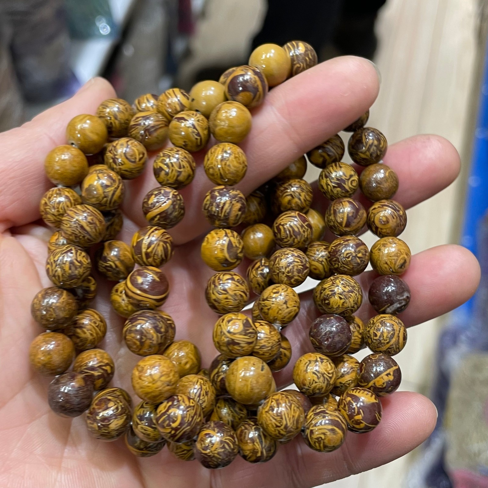 10pc 8mm Natural Jade Beads Bead Bracelet Reiki Crystal Quartz Healing Decorate