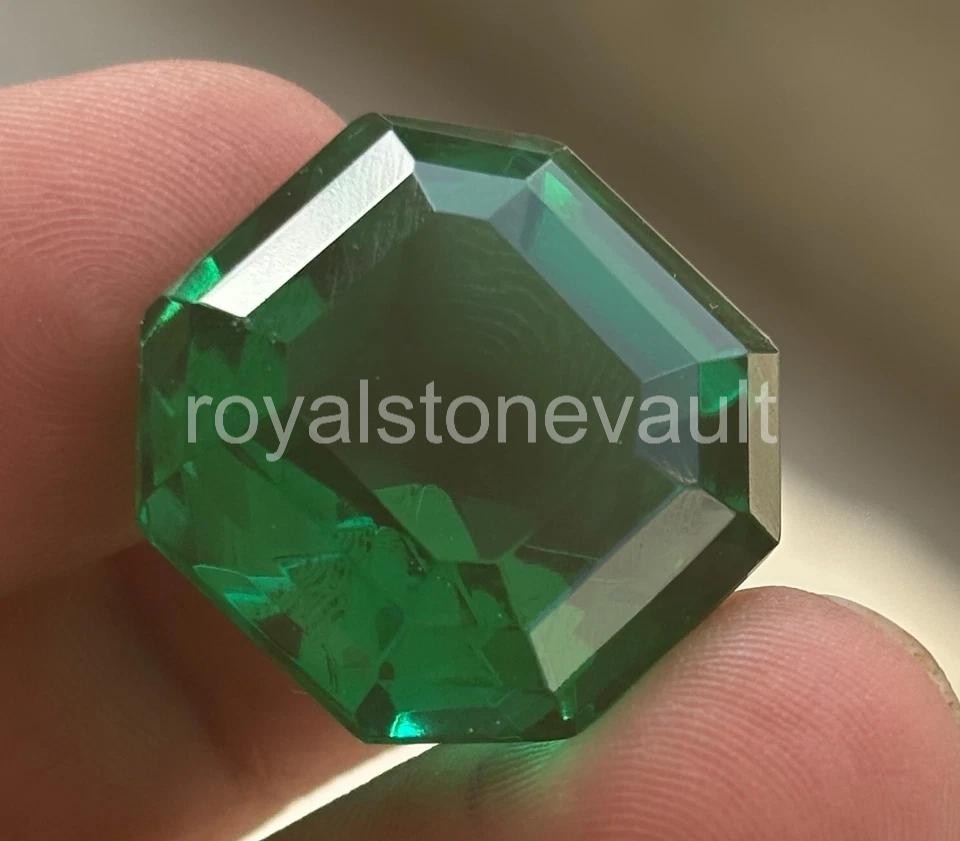 IGL Certified 70.00 Ct Colombian Emerald Loose Gemstone Square Cut Green – 5AOB