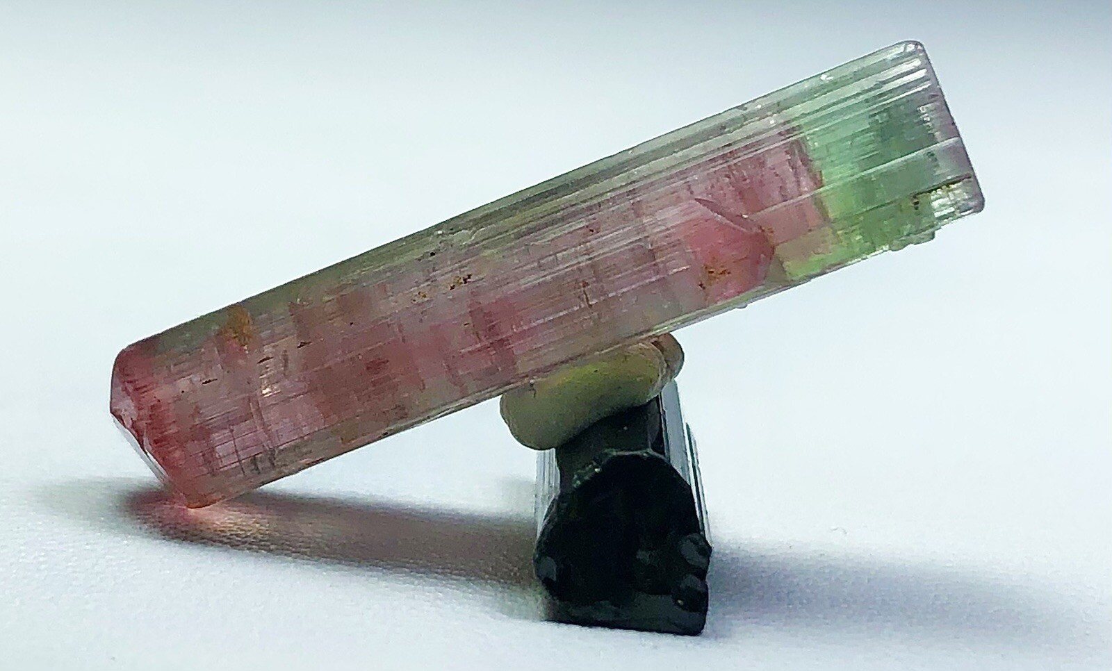 An Amazing Multi Colour TerminatedTourmaline Crystal From Paprok Mine.