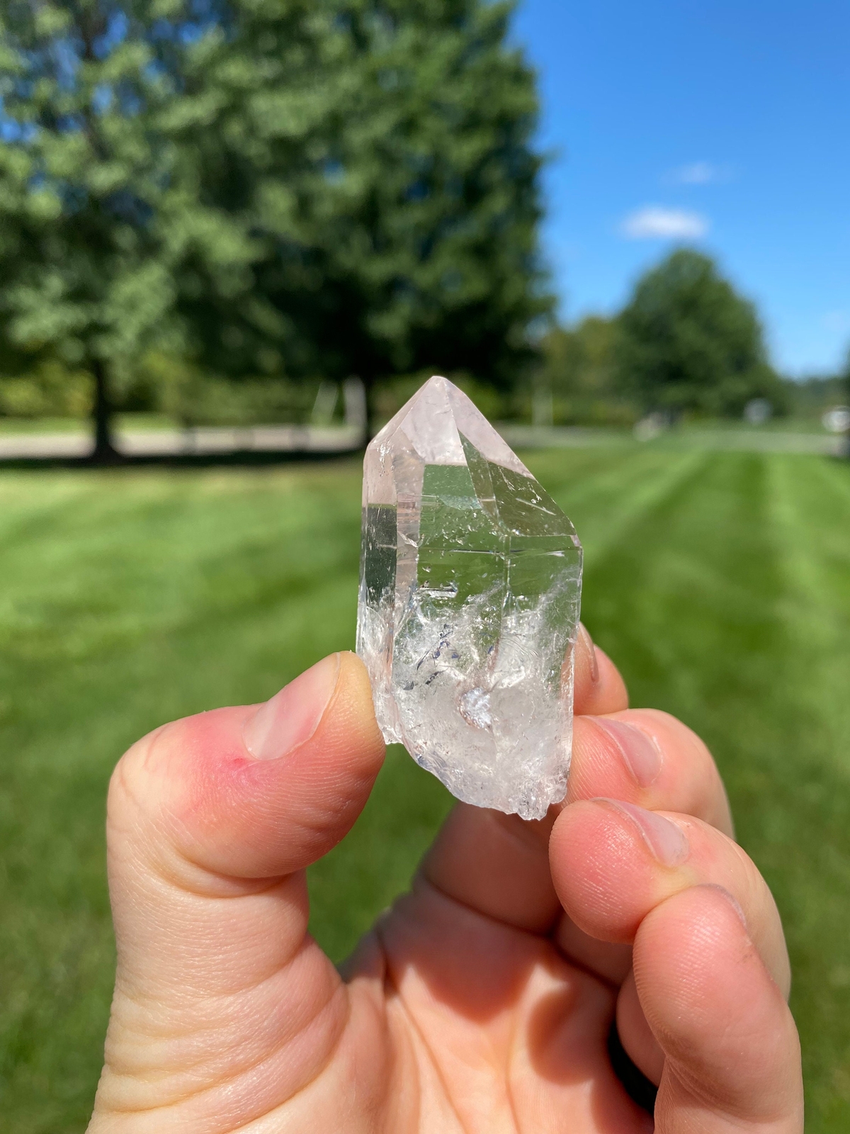 Raw Quartz Point Crystal (AA Grade) Genuine Brazilian Clear Quartz from Brazil