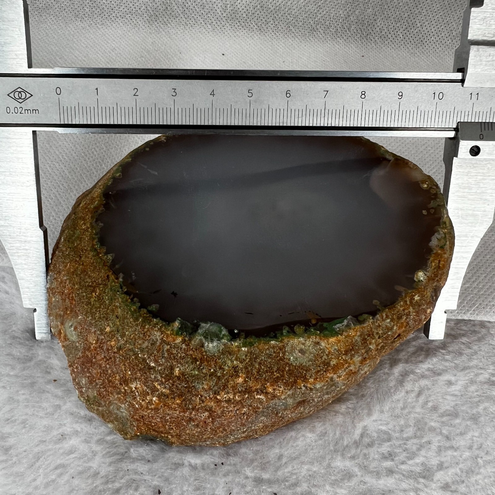 Natural Enhydro Agate | Water Agate | Ancient Water Bubble Crystal Healing 638G