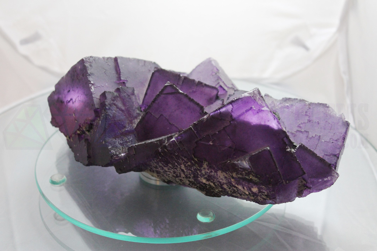Fluorite Crystal 2.4kg Museum Quality Eye Clean Big Natural Gemstone Specimen