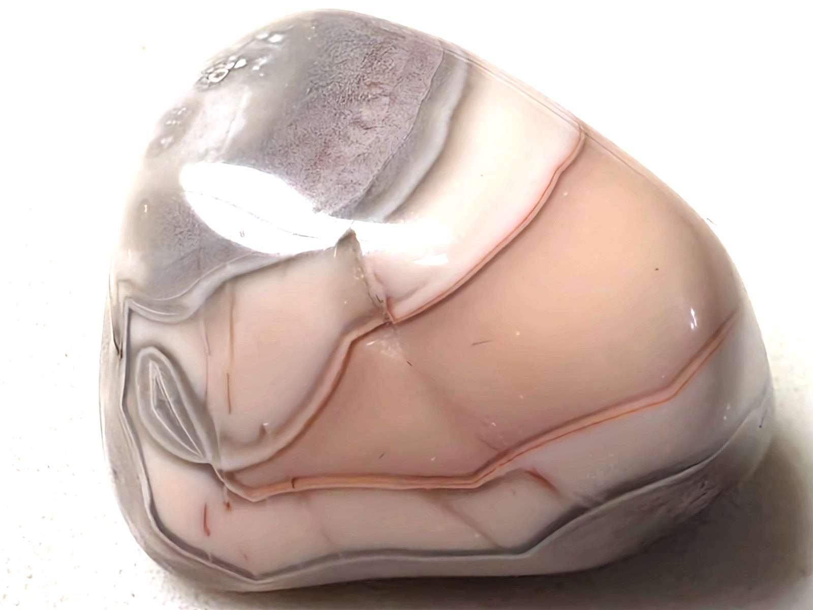 POLISHED BEAUTIFUL BOTSWANA AGATE, NATURAL BANDED AGATE -Unique-