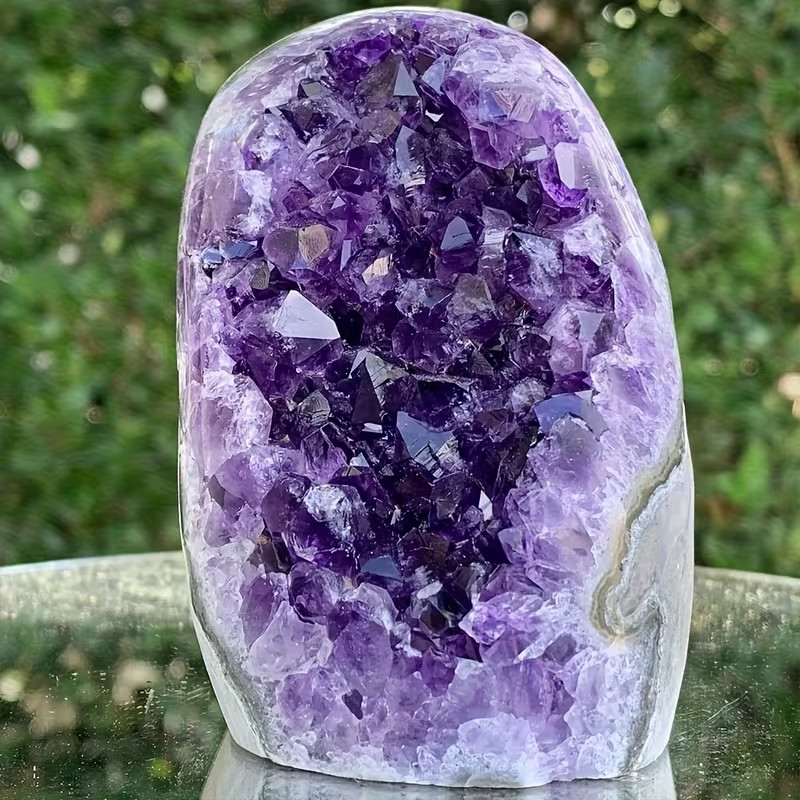 Random 300g Amethyst Rough Stone Cluster – Purple Quartz Crystal Geode Cluster