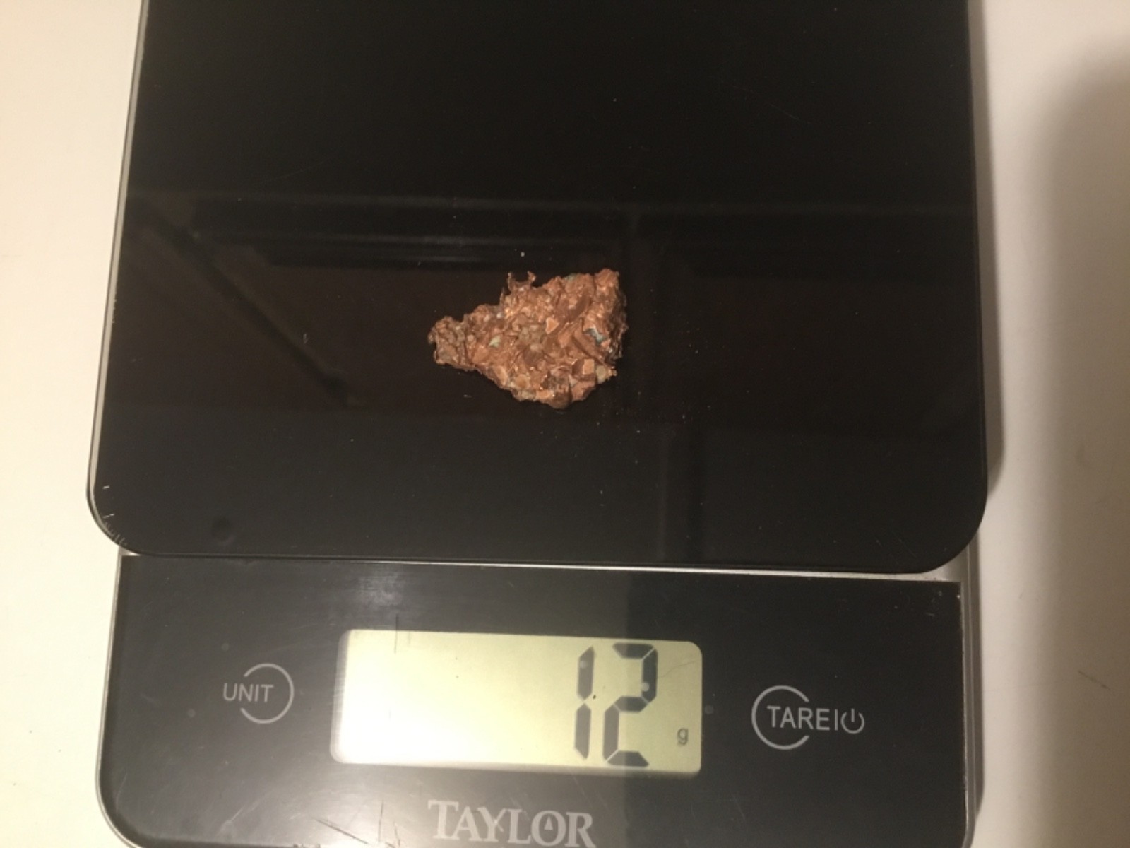Native Copper Silver Halfbreed Specimen. Minnesota Mine Rockland, MI 12 grams