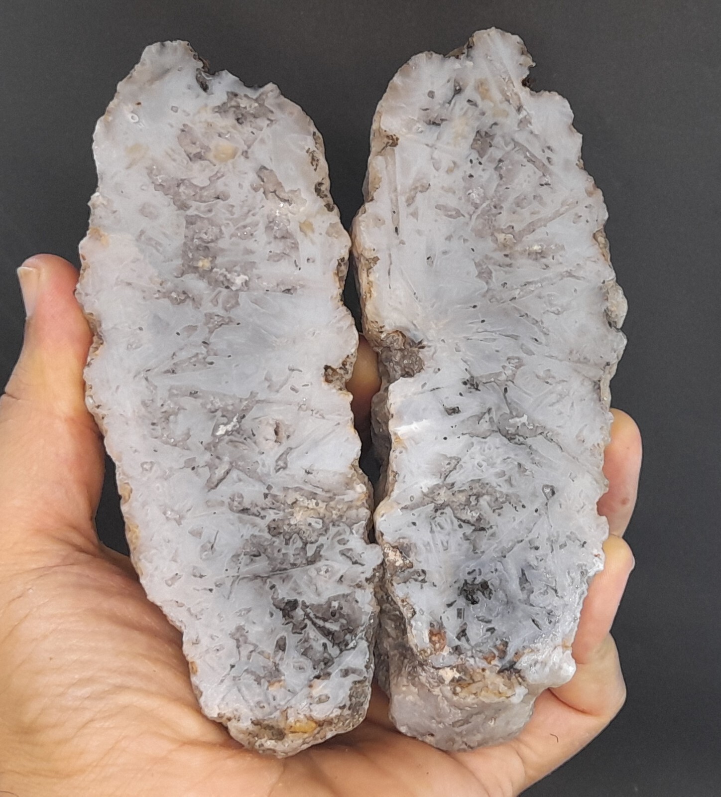 1295g/2.86 lb turkish core agate stone rough, customs duty included