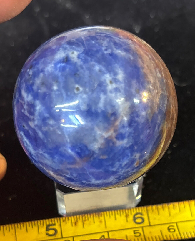 Sodalite 40 mm Sphere With Crystal Stand