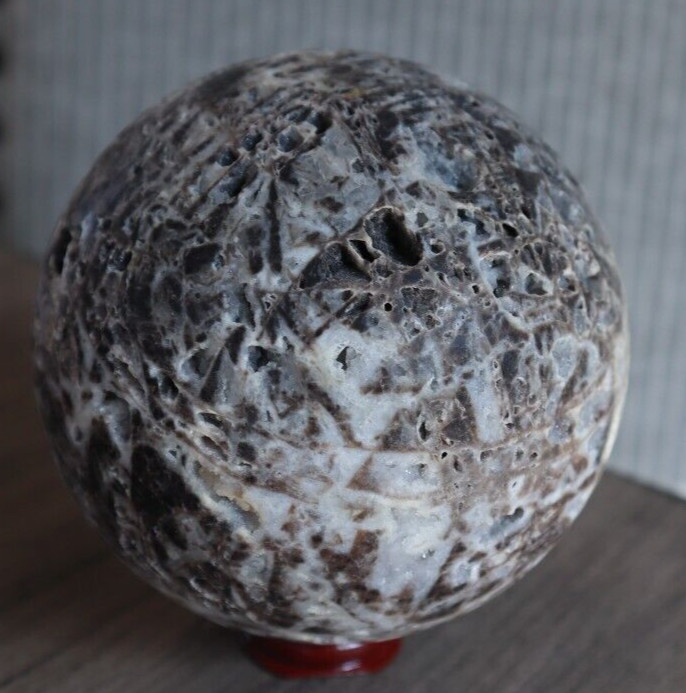 VERY LARGE SPHALERITE SPHERE 96.4 MM/ 1203.2 GRAMS (OVER 2.5 POUNDS)