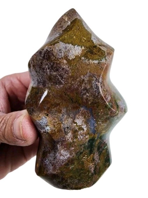 Ocean Jasper Polished Flame 240.5 grams.