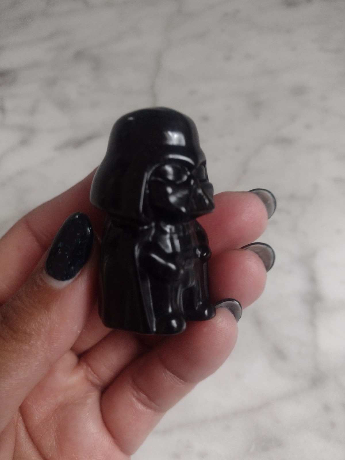 Obsidian Darth Vader Star Wars Carving Crystal Carved Stone