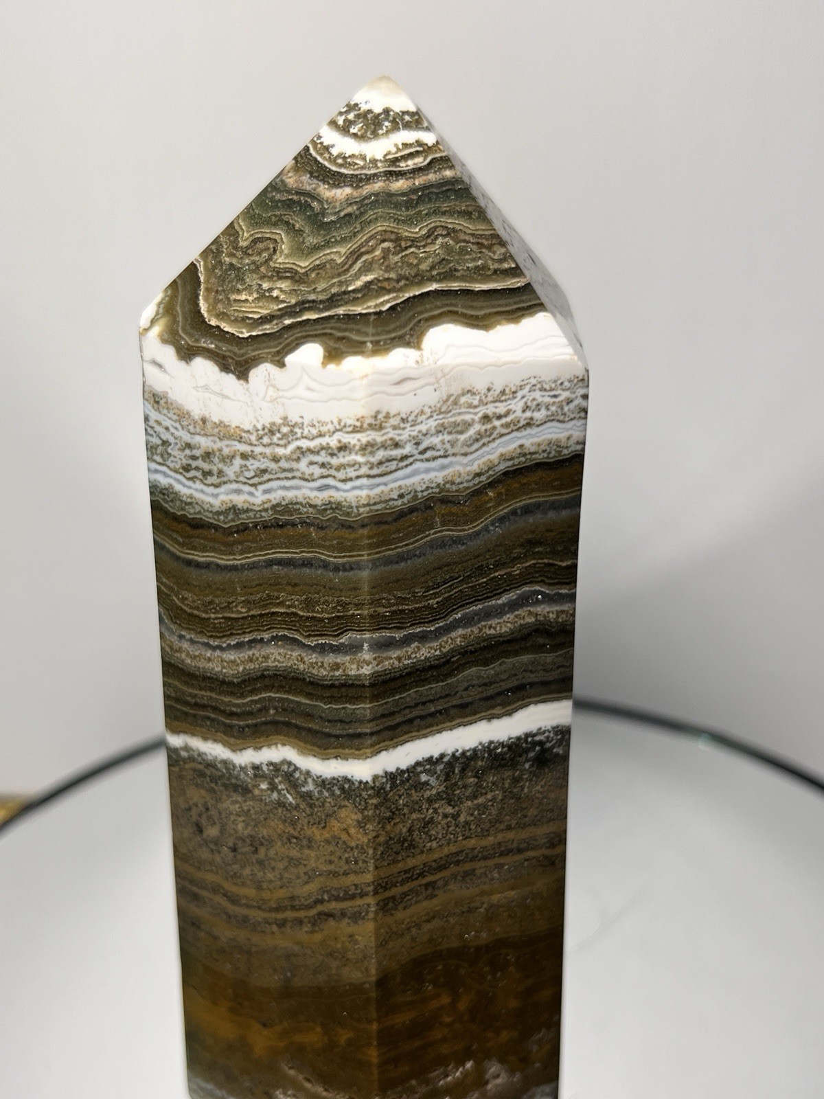 Ocean Jasper Tower (2lbs 2oz) – Measurements In Photos