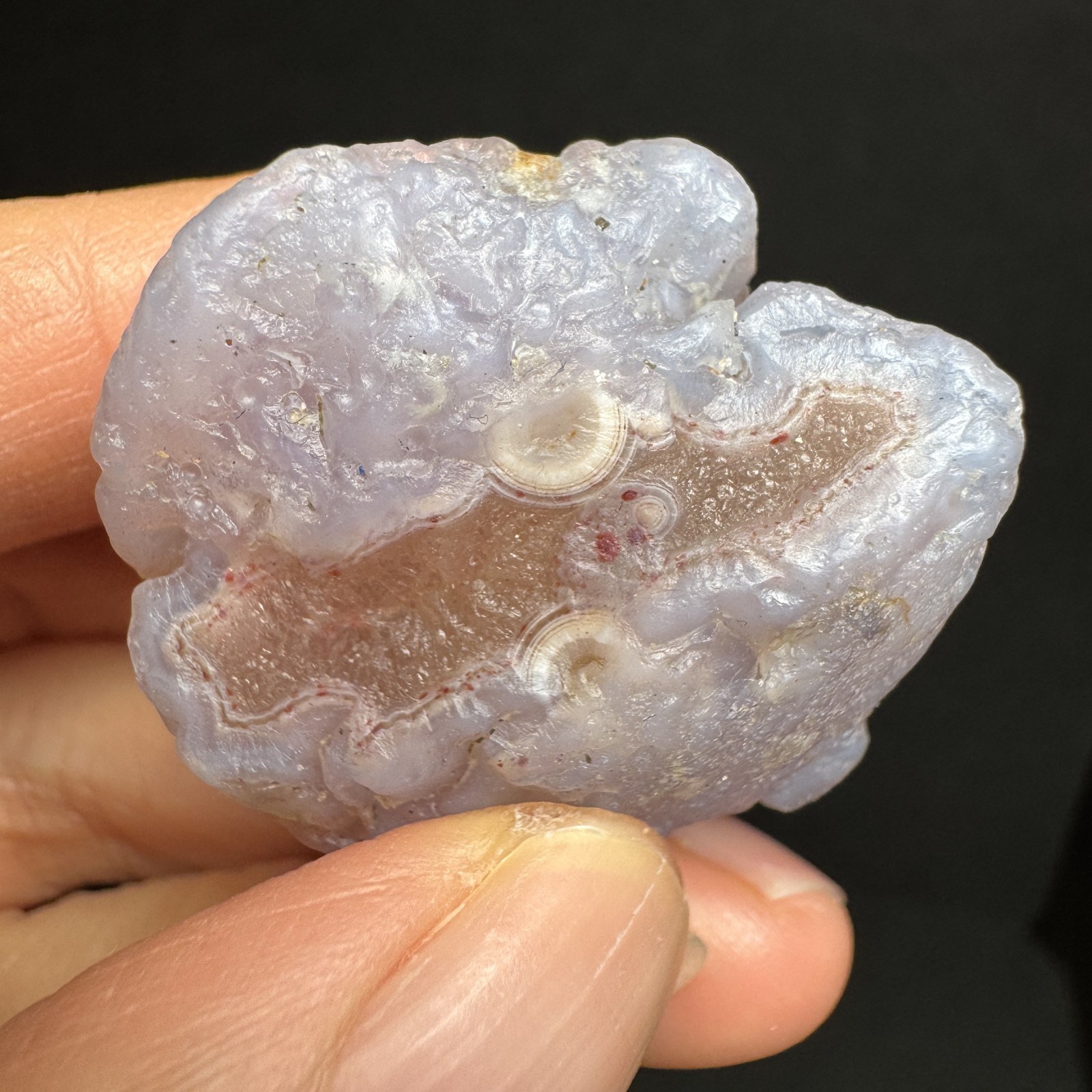 3.4cm/29g Raw Alxa Gobi Candy Agate, Inner Mongolia-5336