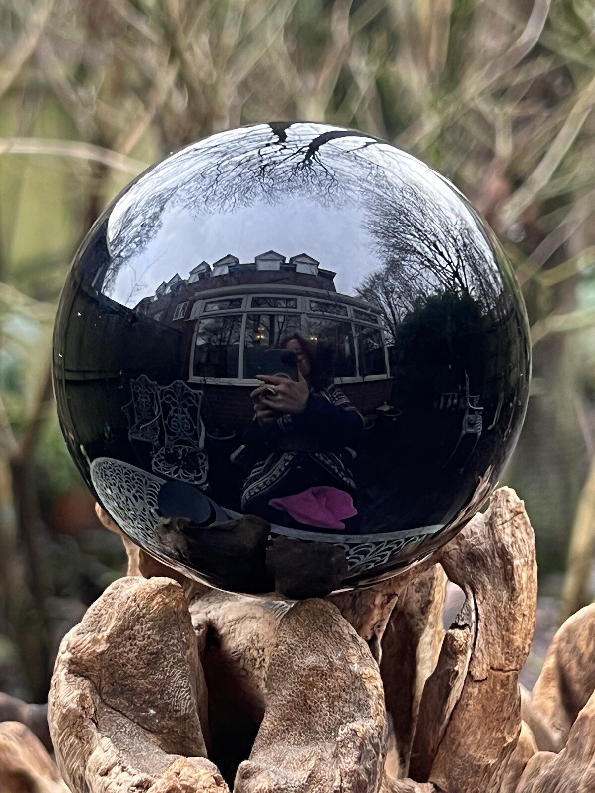 Black Obsidian Crystal Ball Large AAA+ Powerful / Creative / Protective 80mm