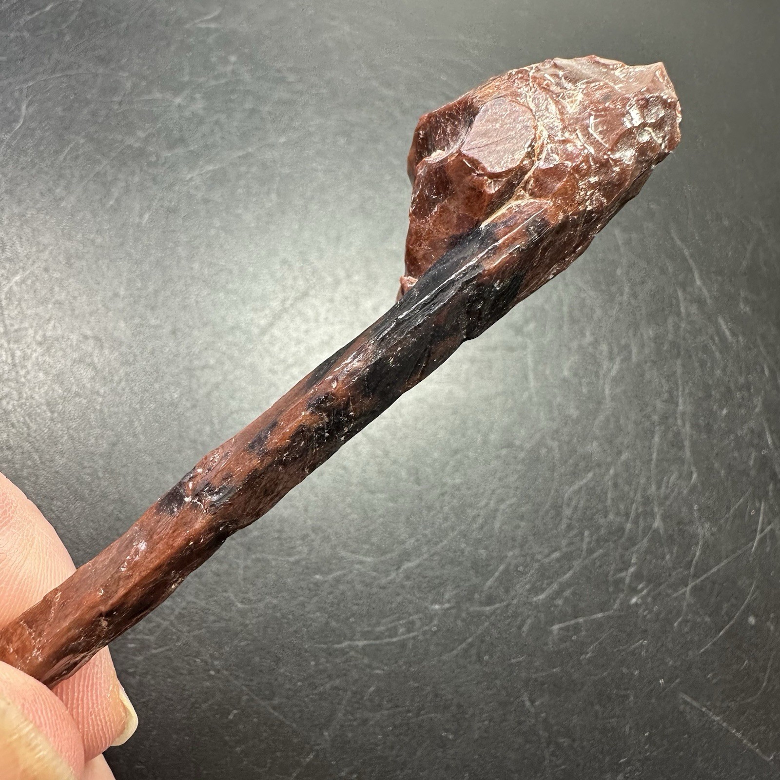 Mahogany Obsidian Crystal Shard Volcano Glass Ex Peter Kleiner Collection