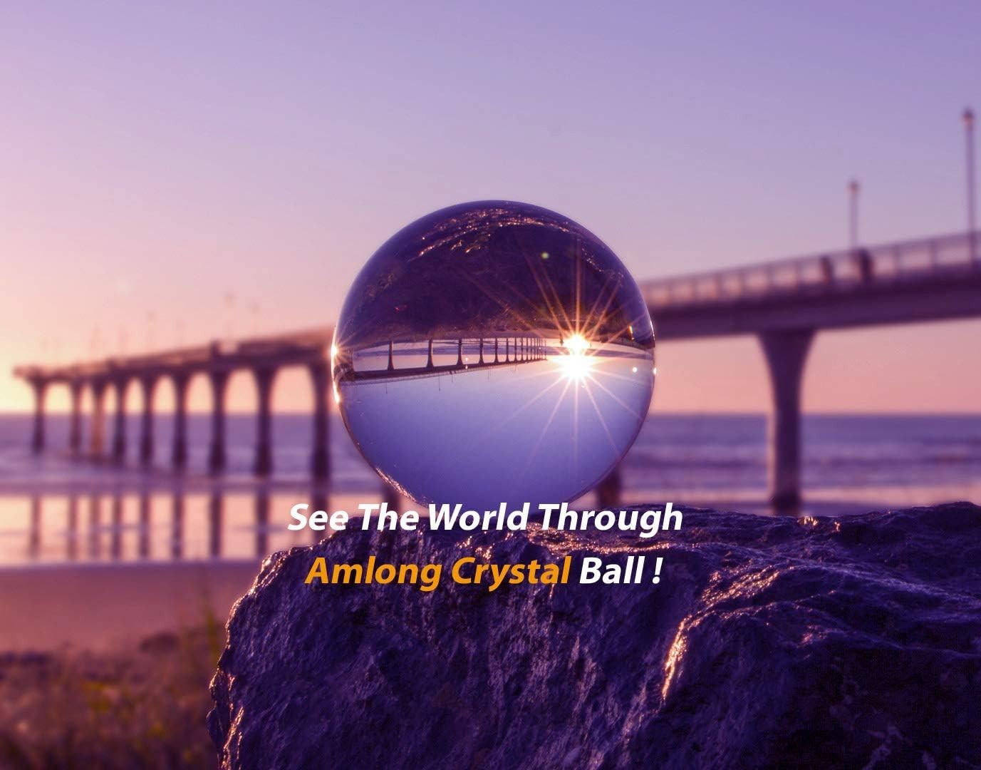 Clear 3.25″ K9 Crystal Sphere with Free Stand – Perfect for Photography & Decor