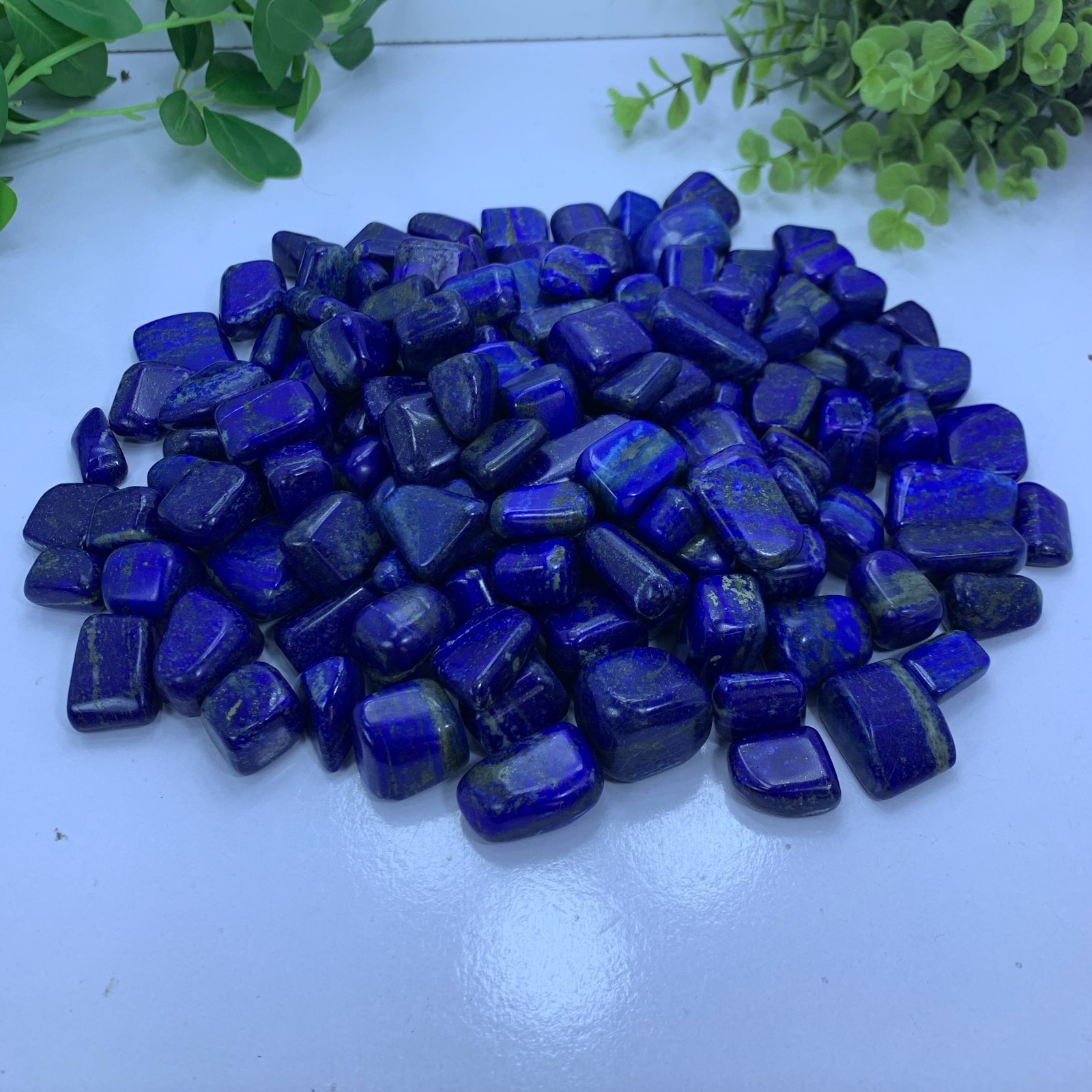 2.48 Kg Beautiful Lapis Lazuli Blue Polished Tumbles Lot, Lapis Lazuli Polished