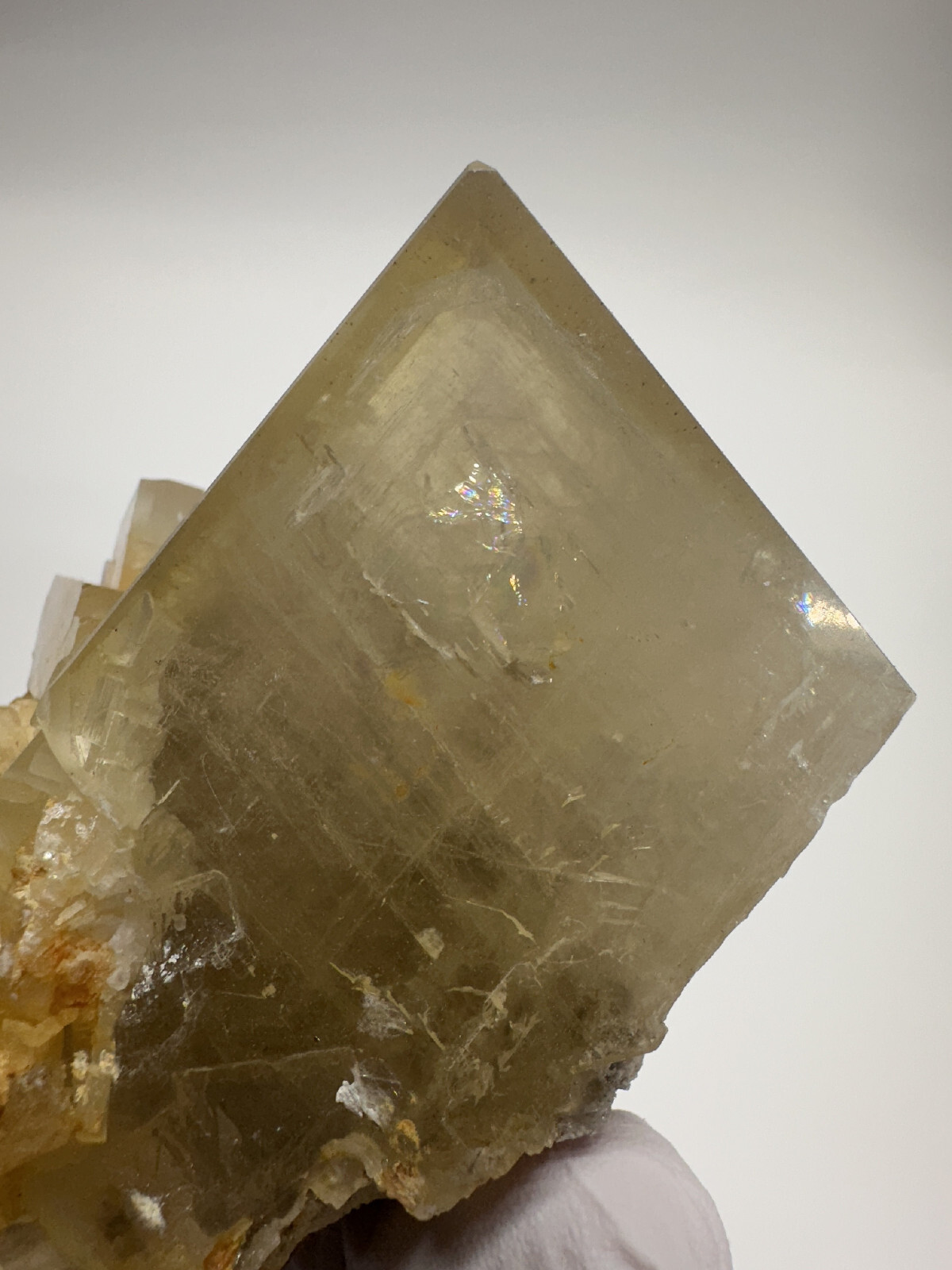 New Find__Large Very Rare Phantom Barite Crystal Specimen___Linwood Mine, Iowa
