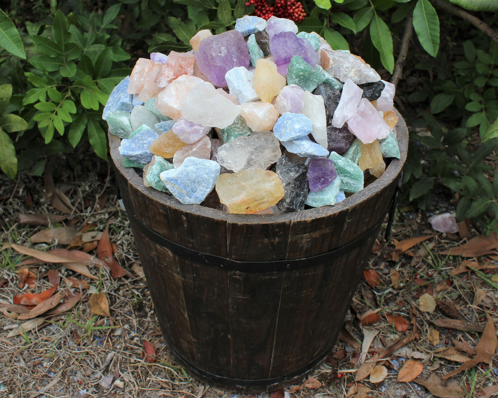 Mixed Quartz Crystal Set: 8 Different Natural Rough Quartz Stones (Bulk Lot)