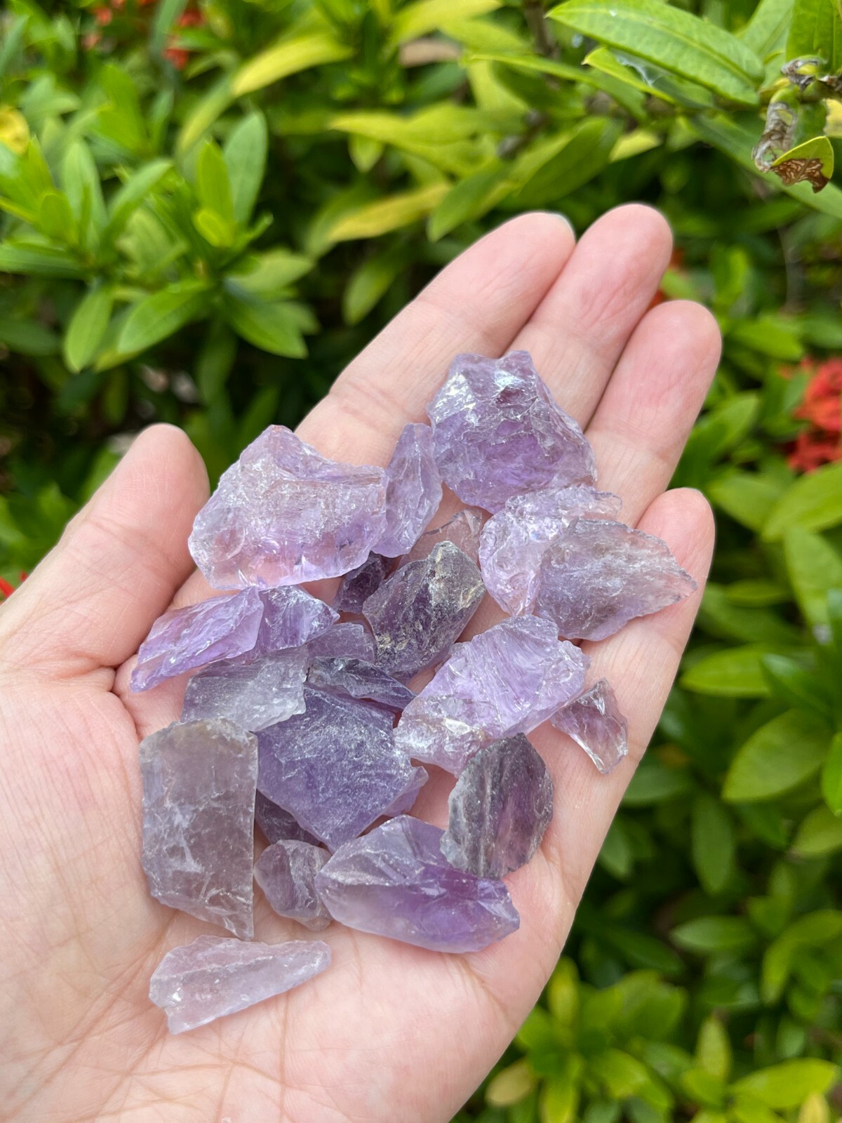 Grade A++ Small Raw Amethyst, 0.5-1″ Natural Amethys Chip, Wholesale Bulk Lot